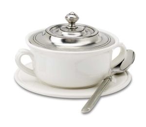 Convivio Covered Soup Bowl W/Plate by Match