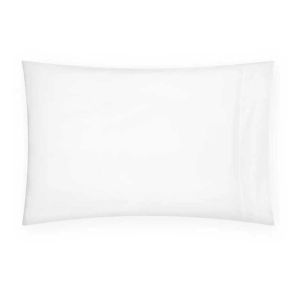 Corto Celeste White Standard Pillow Case Pair by Sferra