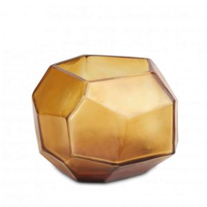 Cubistic Tealight Clear/Gold by Guaxs