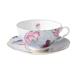 Cuckoo Teacup & Saucer Set Blue by Wedgwood