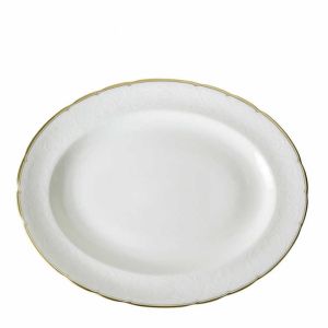 Darley Abbey Pure Gold Oval Dish Small by Royal Crown Derby