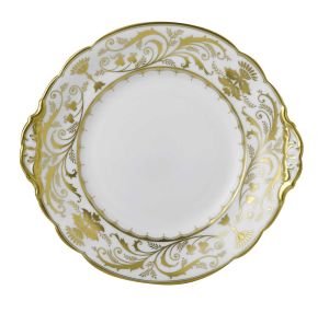 Darley Abbey White Bread & Butter Plate by Royal Crown Derby