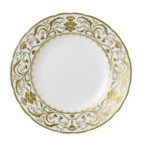 Darley Abbey White Dessert Plate by Royal Crown Derby