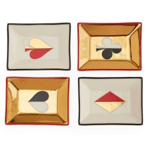 Dealer's Choice Petite Trays Set Of 4 by Jonathan Adler