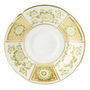Derby Panel Green Tea Saucer by Royal Crown Derby