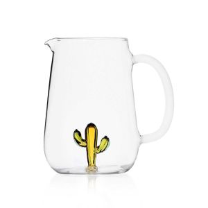 Desert Plants Jug Cactus Green Amber by Ichendorf