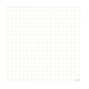 Dinner Napkin Cosmos white/silver by Francoise Paviot