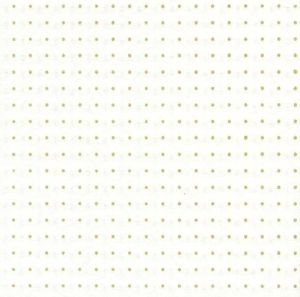 Dinner Napkins Cosmos White and Gold Dots by Francoise Paviot