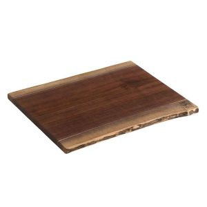 Double Live Edge Large Cutting Board Black Walnut by Andrew Pearce