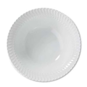 Double Rouche White Salad Bowl by Buccellati