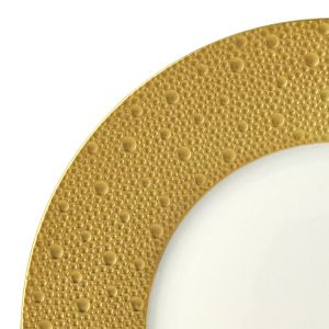 Ecume Gold Relish Dish by Bernardaud