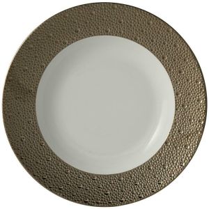 Ecume Platinum Rim Soup - 11.6 In. by Bernardaud