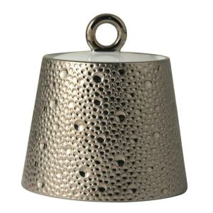 Ecume Platinum Sugar Bowl by Bernardaud