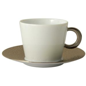 Ecume Platinum Tea Cup Only by Bernardaud