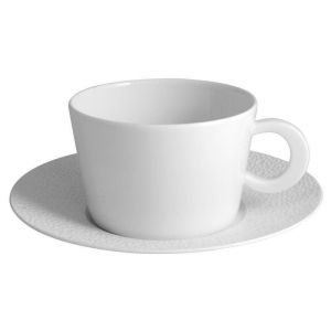 Ecume White Breakfast Saucer Only by Bernardaud