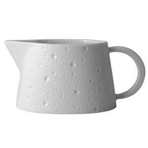 Ecume White Gravy Boat by Bernardaud