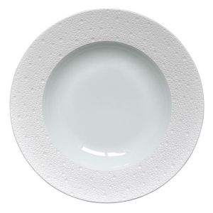 Ecume White Rim Soup - 11.6 In. by Bernardaud