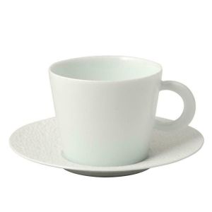 Ecume White Tea Saucer Only by Bernardaud
