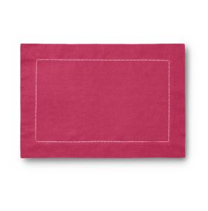 Festival Raspberry - Set Of Four Placemats by Sferra