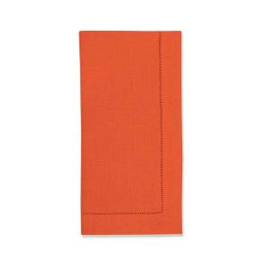 Festival Tangerine - Set Of Four Dinner Napkins by Sferra
