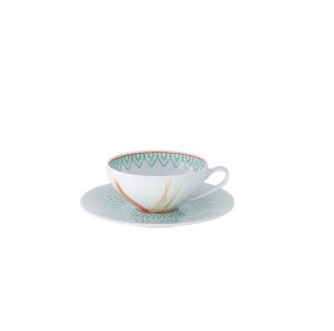 Fiji Tea Cup And Saucer by Vista Alegre