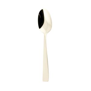 Flat Champagne Stainless Dessert Spoon by Sambonet