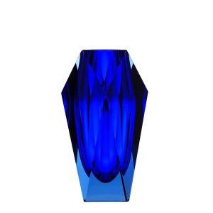 Gema Vase Aquamarine Blue 13cm by Moser