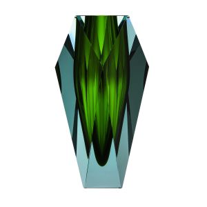 Gema Vase Beryl/Reseda 25.5cm by Moser