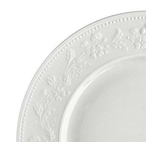 Georgia White Mocha Saucer by JL Coquet