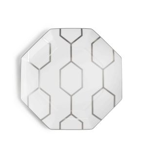 Gio Platinum Accent Plate Octagonal by Wedgwood