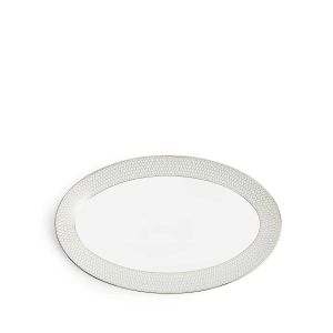 Gio Platinum Oval Dish by Wedgwood
