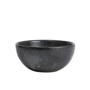 Glaze E Black Medium Deep Bowl (#10) by KH Wurtz
