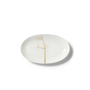 Golden Forest Oval Dish by Dibbern