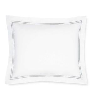 Grande Hotel White/Silver King Sham by Sferra