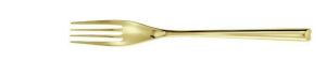 H Art Gold Dessert Fork by Sambonet