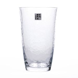 Hammered Highball by Toyo-Sasaki Glass