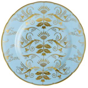 Harlequin Duck Egg Dessert Plate by Royal Crown Derby