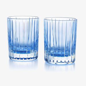 Harmonie Tumbler 2 Blue X2 by Baccarat