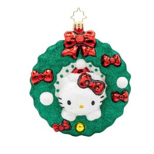 Hello Kitty's Holiday Wreath by Christopher Radko