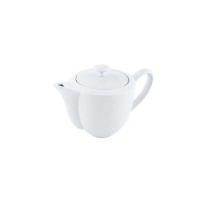 Hemisphere Satin White Coffee Pot Small by JL Coquet