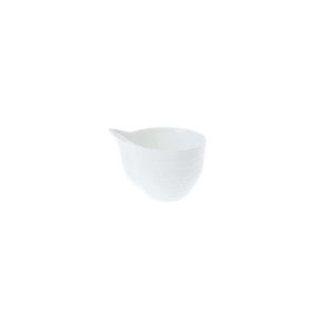 Hemisphere Satin White Creamer Small by JL Coquet