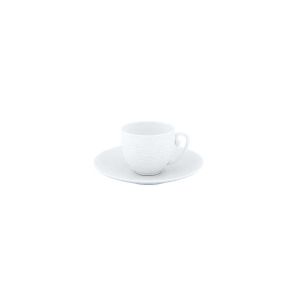Hemisphere Satin White Mocha Cup by JL Coquet