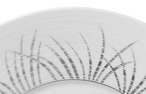 Hemisphere Toundra Platinum Saucer for Medium Size Bowl by JL Coquet