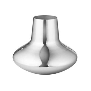 Hk Vase Medium Vase Stainless by Georg Jensen