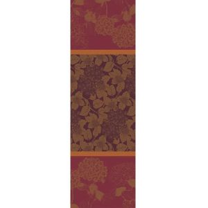 Hortensias - Rouille Tablerunner by Garnier Thiebaut