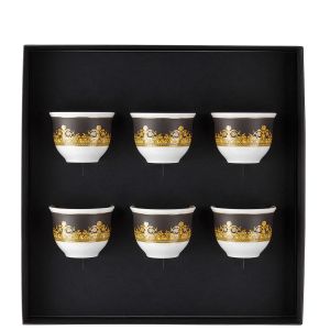 I Love Baroque Set Of 6 Mugs Small W/O Handle by Versace
