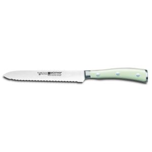 Ikon Creme Serrated Utility Knife 5&quot by Wusthof Trident