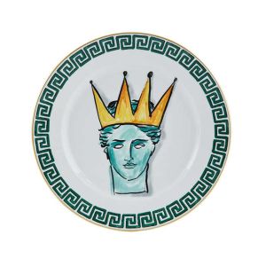 Il Viaggio Di Nettuno White Dinner Plate by Richard Ginori