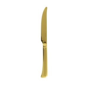 Imagine Gold Dessert Knife Solid Handle by Sambonet