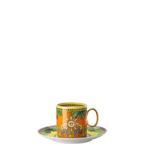 Jungle Animalier Coffee Cup & Saucer by Versace